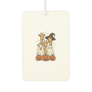 Désodorisant Pour Voiture Conception de chemise fantôme de girafe de Hallowe