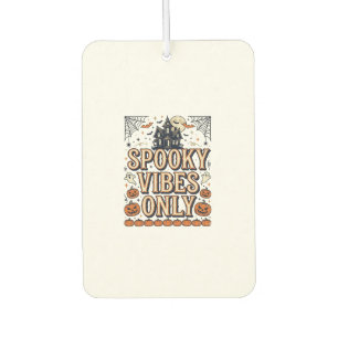 Désodorisant Pour Voiture Conception de chemise Halloween vintage Spooky Vib