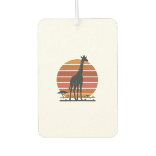 Désodorisant Pour Voiture Conception de chemise vectorielle Safari Coucher d