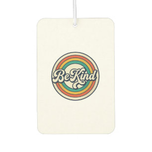 Désodorisant Pour Voiture Conception de chemise vintage rétro arc-en-ciel So