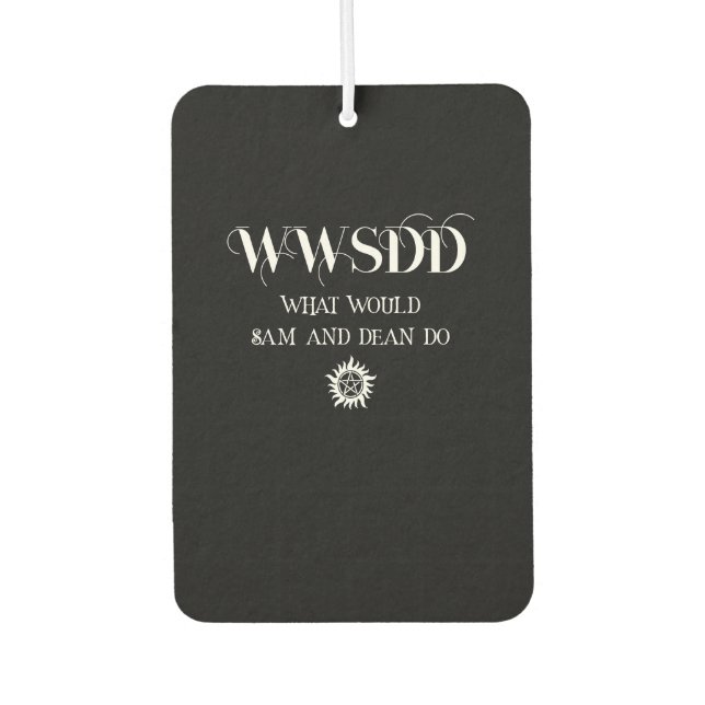 Désodorisant Pour Voiture Conception de devis WWSDD avec Symbole Sun Pentagr (Devant)