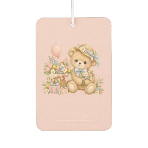 Désodorisant Pour Voiture Conception de fête de nounours mignon