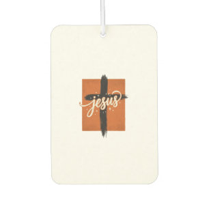 Désodorisant Pour Voiture Conception de T-shirt chrétien Croix Jésus Vintage