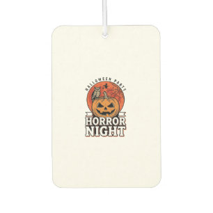 Désodorisant Pour Voiture Conception de T-shirt de citrouille de nuit d'horr