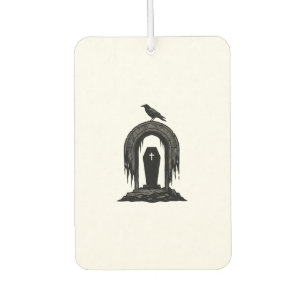 Désodorisant Pour Voiture Conception de T-shirt silhouette de tombe de cimet