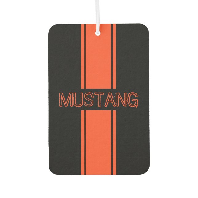 Désodorisant Pour Voiture Concours Orange Racing Stripes (Devant)