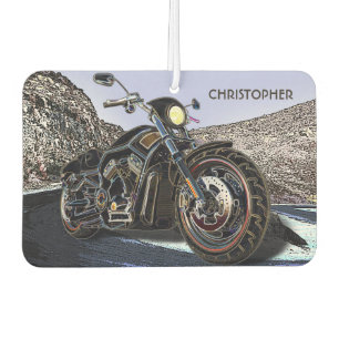 Désodorisant Pour Voiture Cool Vintage routier brillant motocyclette