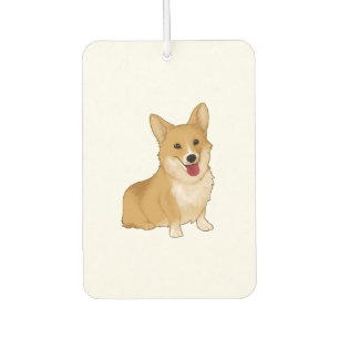Désodorisant Pour Voiture Corgi doux et souriant