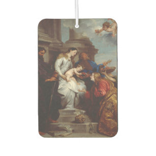 Désodorisant Pour Voiture Coronation de Saint Rosalia par Anthony van Dyck