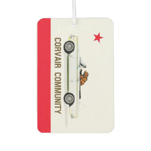Désodorisant Pour Voiture Corvair Community California EM flag