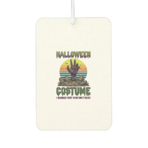 Désodorisant Pour Voiture Costume d'Halloween Main de Zombie Cimetière Pierr