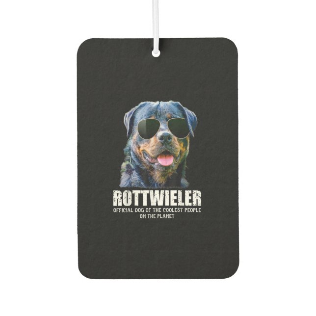 Désodorisant Pour Voiture Crazy Rottweiler Lover drôle idée cadeau (Devant)