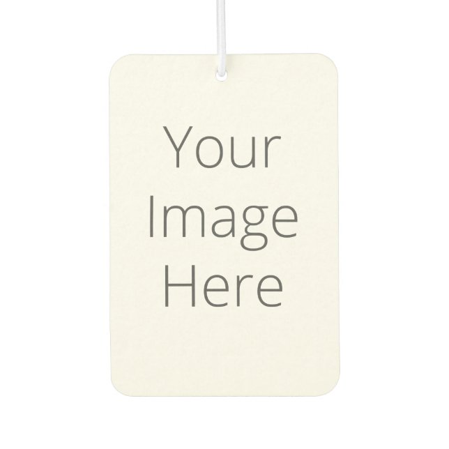 Désodorisant Pour Voiture Créez votre propre Freshener Coeur Personnalisé (Devant)