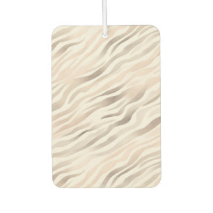 Désodorisant Pour Voiture Crème rose Beige Zebra Poster de animal