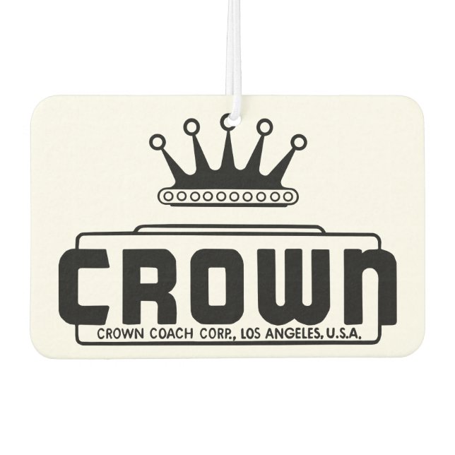 Désodorisant Pour Voiture Crown Coach Air Freshener (Devant)