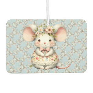 Désodorisant Pour Voiture Cuisine Florale Souris Couronne Fleur