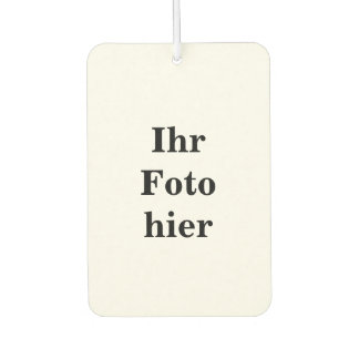 Désodorisant Pour Voiture Custom photo name personalized Autolufterfrischer