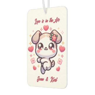 Désodorisant Pour Voiture Customizable Kawaii Puppy Love Air Freshener