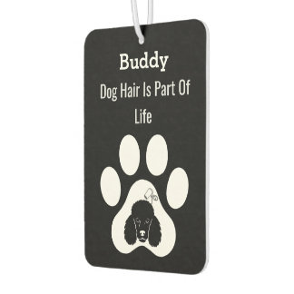 Désodorisant Pour Voiture Customized Modern Classic Paw Dog Hair Pet Lovers