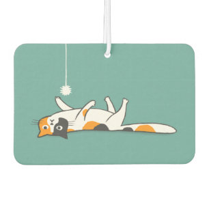 Désodorisant Pour Voiture Cute Funny Calico Voiture de chat Air Freshener