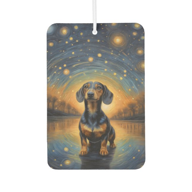 Désodorisant Pour Voiture Dachshund Artsy (Devant)