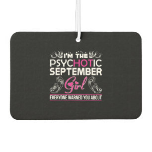 Désodorisant Pour Voiture Dans le Psychotic Septembre Girl Everyone Warned A