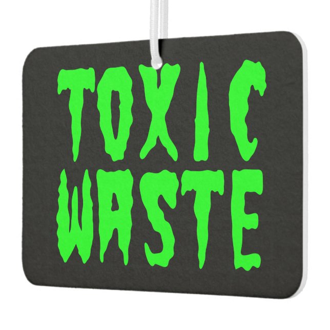 DÉSODORISANT POUR VOITURE DÉCHETS TOXIQUES (Gauche)