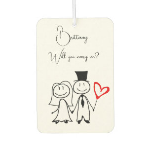 Désodorisant Pour Voiture Demande en mariage