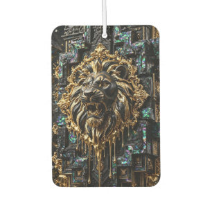Désodorisant Pour Voiture Design mosaïque 3D extra masculine Lion