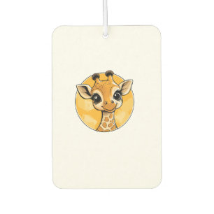 Désodorisant Pour Voiture Dessin en Giraffe Cute Style de dessin