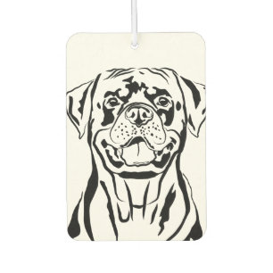 Désodorisant Pour Voiture Dessin Rottweiler