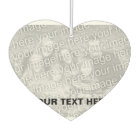 Détecteur d'air de voiture photo personnalisé | Vo