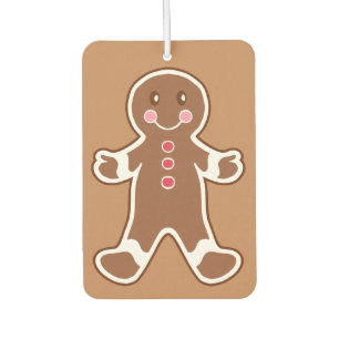 Désodorisant Pour Voiture Diffuseur de parfum de pain d'épice de Noël