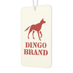 Désodorisant Pour Voiture Dingo Flour Vintage sérigraphie