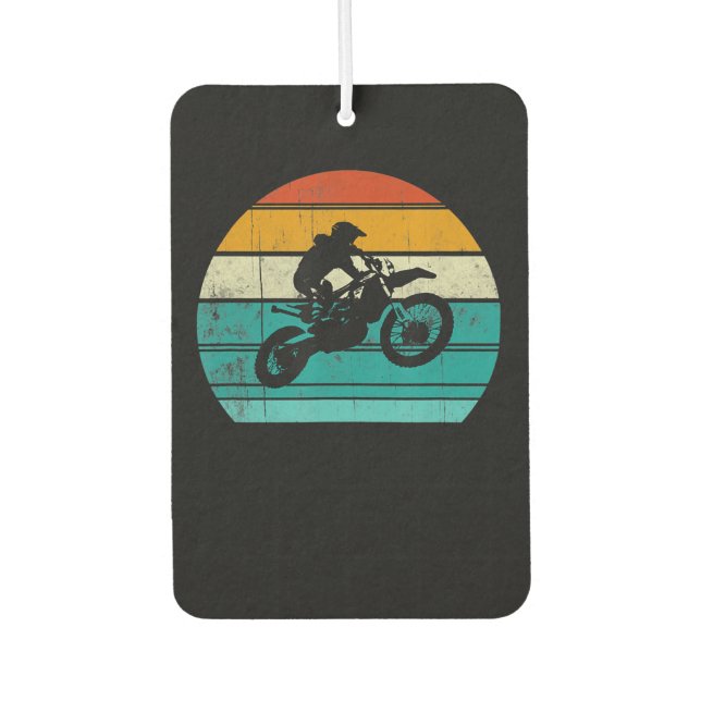 Désodorisant Pour Voiture Dirt Bike Moto Cadeau Pour Hommes (Devant)