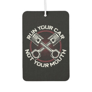 Désodorisant Pour Voiture Drag Racing Car Vintage Exécuter Votre Voiture Pas