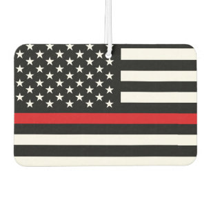 Désodorisant Pour Voiture Drapeau américain style pompier patriotique