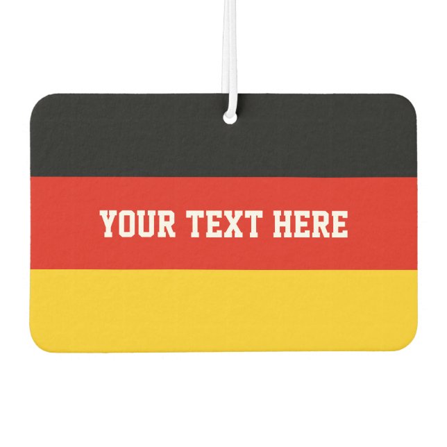 Désodorisant Pour Voiture Drapeau d'air de voiture allemande | Allemagne fie (Devant)