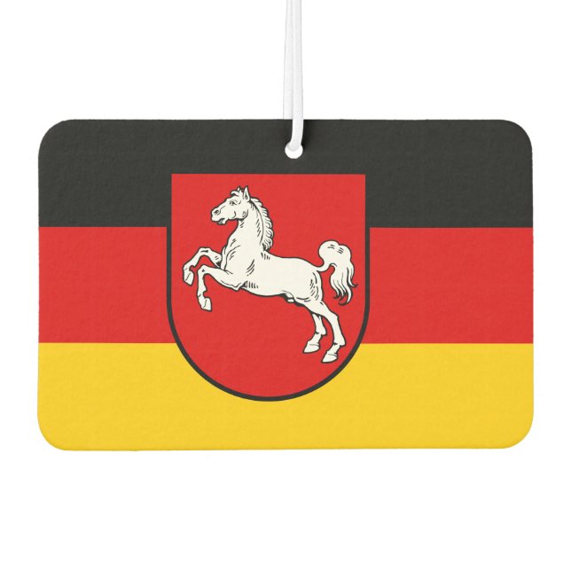 Désodorisant Pour Voiture Drapeau de Basse-Saxe (Devant)