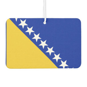 Désodorisant Pour Voiture Drapeau de Bosnie