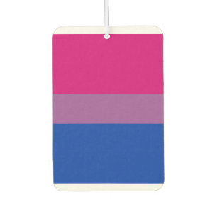 Désodorisant Pour Voiture Drapeau de fierté bisexuelle