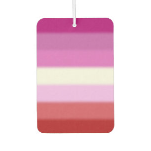 Désodorisant Pour Voiture Drapeau de la Fierté lesbienne tombée