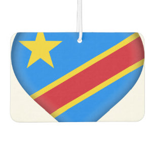Désodorisant Pour Voiture Drapeau de la République démocratique du Congo