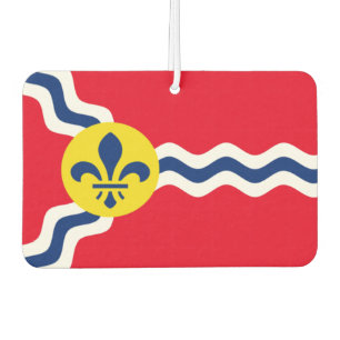 Désodorisant Pour Voiture Drapeau de la ville de Saint-Louis