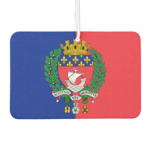 Désodorisant Pour Voiture Drapeau de Paris, France