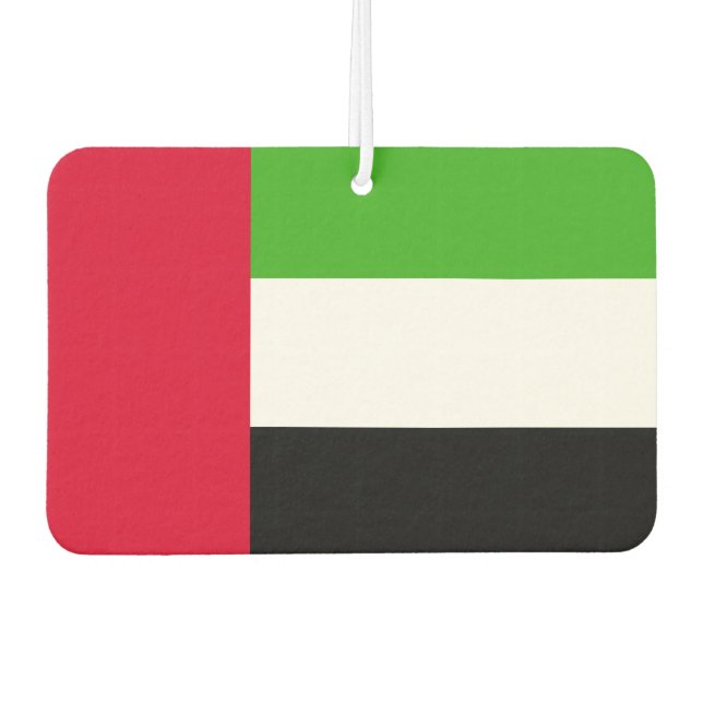 Désodorisant Pour Voiture Drapeau des Émirats arabes unis (Devant)