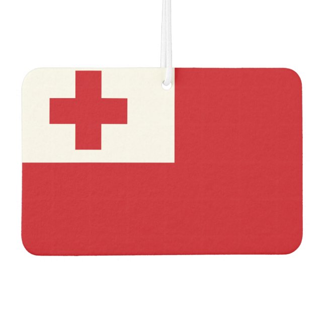 Désodorisant Pour Voiture Drapeau des Tonga (Devant)