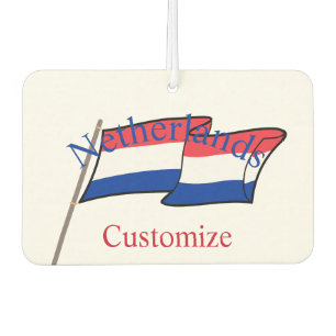 Désodorisant Pour Voiture Drapeau du pays des Pays-Bas Thunder_Cove