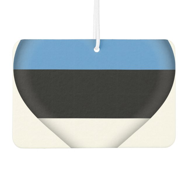 Désodorisant Pour Voiture Drapeau estonien (Devant)
