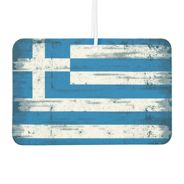 Désodorisant Pour Voiture Drapeau grec (Devant)